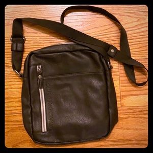 Men’s Black Buffalo David Bitton Cross Body bag